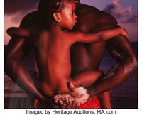 “Viv Richards and Daughter” (1984)